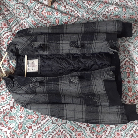 Anchorblue Plaid Polyester Quilted Jacket, Size XL - Picture 6 of 8